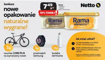 Netto Margaryna Rama Buttery oferta