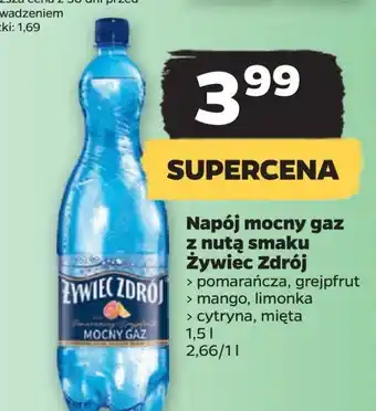 Netto Woda mocny gaz cytryna mięta Żywiec Zdrój oferta