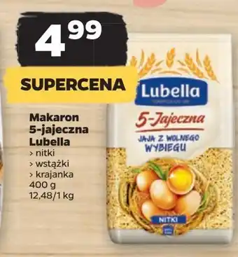Netto Makaron 5-jajeczny jaja z wolnego wybiegu nitki Lubella oferta