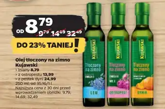 Netto Olej pestki dyni Kujawski Tłoczony Na Zimno oferta