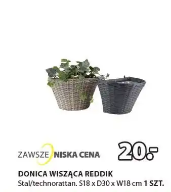 JYSK Donica wisząca Reddik oferta