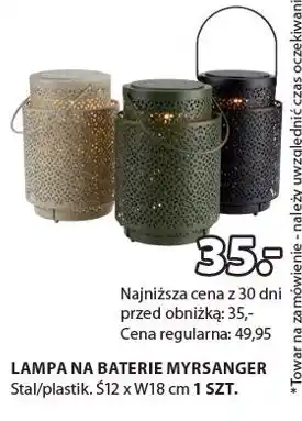 JYSK Lampa na baterie oferta