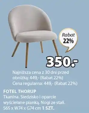 JYSK Fotel Thorup oferta