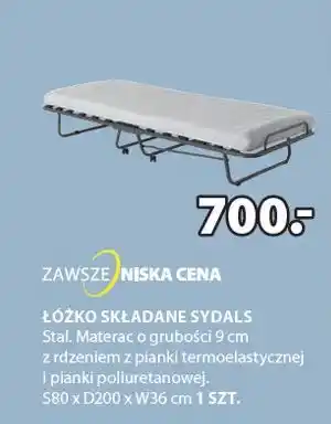 JYSK Łóżko Składane Sydals oferta