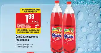 Polomarket Oranżada czerwona Fruktonada oferta
