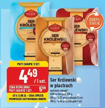 Polomarket Ser Królewski w plastrach oferta