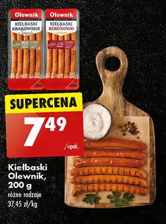 Biedronka Kiełbaski krakowskie Olewnik oferta