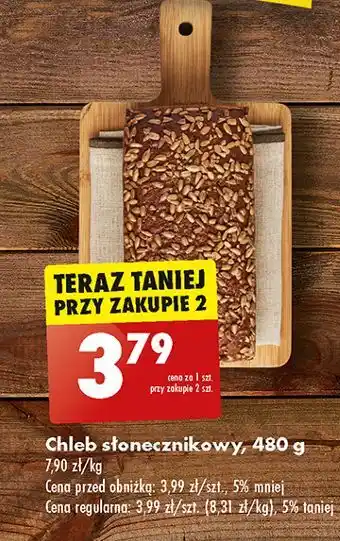 Biedronka Chleb słonecznikowy oferta