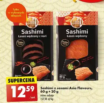 Biedronka Łosoś wędzony sashimi Asia Flavours oferta