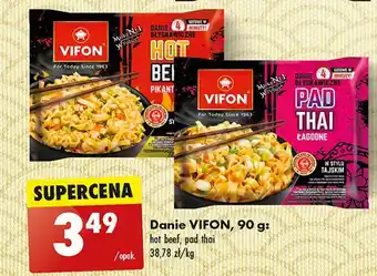 Biedronka Danie hot beef Vifon oferta