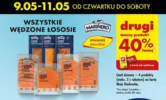 Biedronka Łosoś wędzony na ciepło w pieprzu Marinero oferta