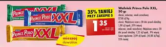Biedronka Wafelek classic Prince Polo Xxl oferta