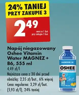 Biedronka Napój magnez+b6 Oshee Vitamin Water oferta