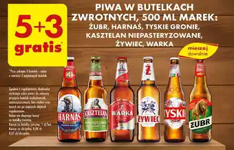 Biedronka Piwo Harnaś Jasne Pełne oferta