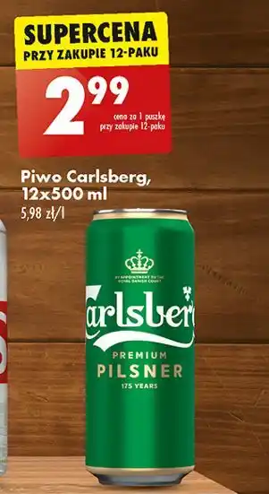 Biedronka Piwo Carlsberg oferta