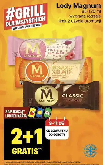 Delikatesy Centrum Lody Magnum oferta
