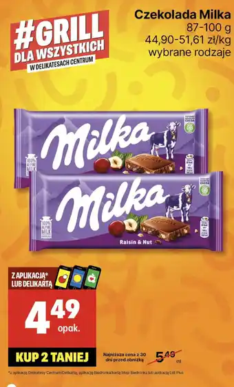 Delikatesy Centrum Czekolada Milka oferta