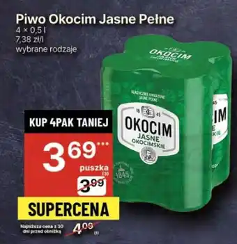 Delikatesy Centrum Piwo Okocim Jasne Pełne oferta