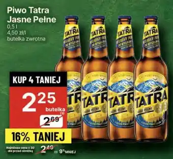 Delikatesy Centrum Piwo Tatra Jasne Pełne oferta