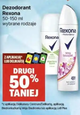 Delikatesy Centrum Dezodorant Rexona oferta