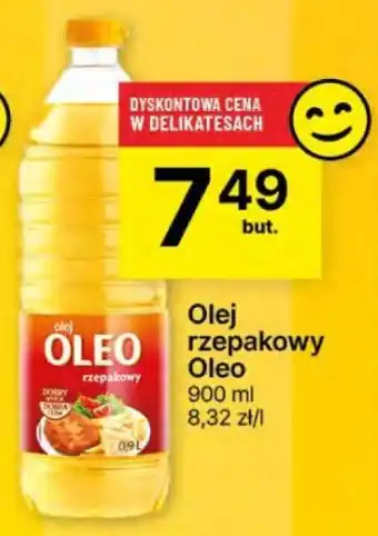 Delikatesy Centrum Olej rzepakowy Oleo oferta