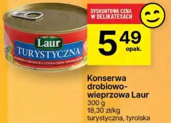 Delikatesy Centrum Konserwa drobiowo - wieprzowa Laur oferta