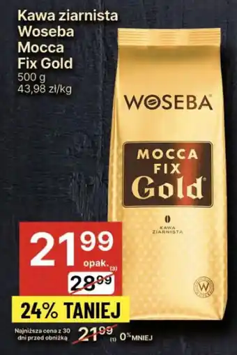 Delikatesy Centrum Kawa ziarnista Woseba Mocca Fix Gold oferta