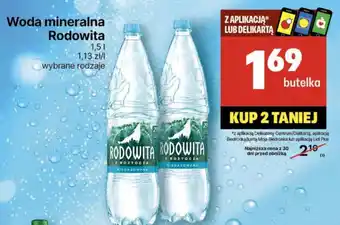 Delikatesy Centrum Woda mineralna Rodowita oferta