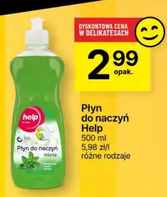 Delikatesy Centrum Płyn do naczyń Help oferta