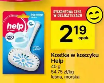 Delikatesy Centrum Kostka w koszyku Help oferta