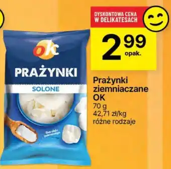 Delikatesy Centrum Prażynki ziemniaczane OK oferta