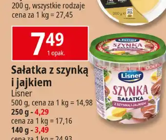 E.Leclerc Sałatka szynka z jajkiem Lisner Di Mare oferta