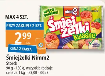 E.Leclerc Żelki kwaśne Nimm2 Śmiejżelki oferta