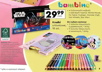 Biedronka Kredki minnie Moje Bambino oferta