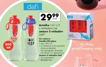 Biedronka Butelka soft fc barcelona 500 ml Dafi oferta