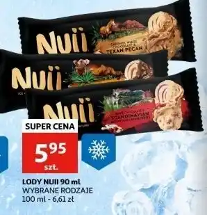 Auchan Lód salted caramel & australian macadamia Nuii oferta