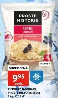 Auchan Pierogi z jagodami Iglotex Proste Historie oferta