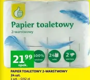 Auchan Papier toaletowy 2 warstwowy Podniesiony Kciuk oferta