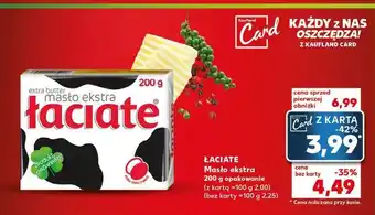 Kaufland Masło ekstra Łaciate oferta