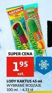 Auchan Lód lava jabłko-wiśnia Nestle Kaktus oferta