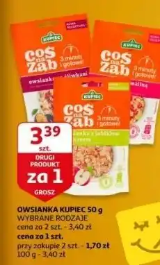 Auchan Owsianka z maliną i żurawiną Kupiec Coś Na Ząb oferta