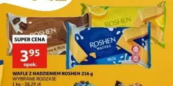 Auchan Wafelki cytrynowe Roshen oferta