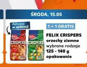 Kaufland Orzeszki ziemne zielona cebulka Felix Crispers oferta