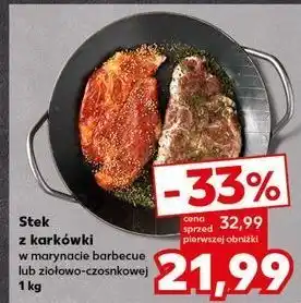 Kaufland Stek z karkówki w marynacie barbecue oferta