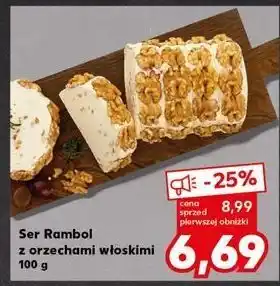 Kaufland Ser rambol orzechowy oferta