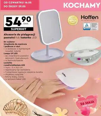 Biedronka Lusterko led z podświetleniem Hoffen oferta