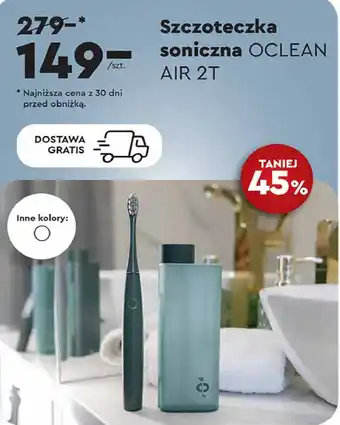 Biedronka Szczoteczka soniczna oferta