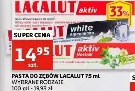 Auchan Pasta do zębów herbal Lacalut Aktiv oferta