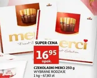 Auchan Bombonierka czerwona Storck Merci oferta