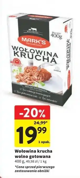 Intermarche Wołowina krucha Mark's oferta